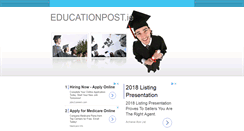 Desktop Screenshot of educationpost.ie